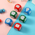 CHENGU 24pcs 3 Reading Comprehension Cubes Colored Language Reading Manipulatives Learning Cube Question Dice Tools