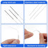 Sibba 3D Nozzle 30 0.4mm Nozzle 3D Printer Cleaning Kit - PCS Stainless Steel Cleaner Needles, Universal Cleaning Tool