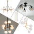 PATIKIL 5 Sets 11.8" M10 1mm Threaded Extension Rod, x Fine Thread Lamp Pipe with Lamp Pipe Nipples for Pendant Light