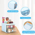 LETURE Small Desk Organizer With Drawer, Office Storage Box for Business Card, Pen, Pencil, Mobile Phone, Makeup