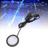1.5m LED Round Light, Ultra Thin LED Puck Night Lights Aluminum Casing Under Cabinet Lighting USB Powered with Cable