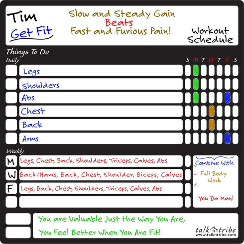 Reusable Peel and Stick Whiteboard for Adult and Teen Chores, 2 Pack with Fine Tip Pens