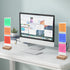 Zovelynta Monitor Memo Board with Removable Design Portable Sticky Note Holder for Computer Monitors, Monitor Sticky