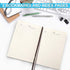 Notebooks College Ruled, Kraft Journals for Writing, Soft Cover for Women Men, 5.5" x 8.1"
