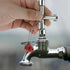DURATECH 4 Way Sillcock Key with Bit, Multi-functional Water Key for Valve, Faucet, and Spigots