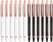 U Brands Cambria High End Mechanical Pencils, Black and White with Rose Gold Accents, 12 Count