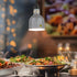 DRRSBRP 250W Commercial 110V 122-140 Hanging Food Heat Lamp, Ceiling Mounted Infrared Food Warmer Light, Retractable