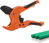 Zantle Pipe and Tube Cutter, Ratcheting Hose Cutter, One-hand Fast Cutting Tool for Less Than 1-1/4" O.D. PEX, PVC