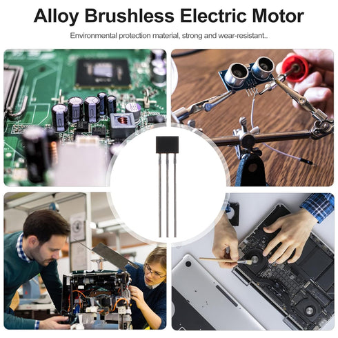 ULTECHNOVO 100pcs A3144 Hall Effect Sensor for High-Temperature Operation
