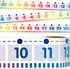Number Line Bulletin Board Border Rainbow -20 to 100 Classroom Decoration 36ft Roll