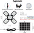 176LED 5 Aqonsie Solar Shed Light Outdoor Indoor, Solar Powered Motion Sensor Pendant Light Daytime Available, Solar