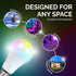 Flux Bulb Dimmable Bulbs 110 7 (40 E26 Bluetooth LED Light - Multicolored Color Changing LED Lights - Smart LED Light