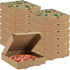 Pizza Boxes, 15 Pack 7.3 x 7.3 x 1.6" Kraft Corrugated Takeout Boxes for Food Delivery and Gift Packing