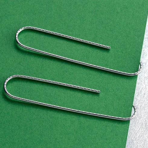 Vinaco Non Skid Paper Clips, 100 Pack Large 2 Inch (50 mm), Durable & Rust Resistant Jumbo Paperclips