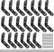 Cionyce 20 Pcs L Bracket Right Angle Corner Brace, Stainless Steel 2 x