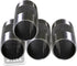 Everflow Supplies NPBL1230-4 Steel Nipple Pipe, 1/2" x 3" Black (Pack Of 4)