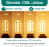 G9 Bulb Dimmable, 2700K G9 Bulbs 4W, 40W 430 T4 120V, 6-Pack DiCUNO LED Warm White, LED Light Equivalent to Halogen
