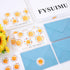 50 4 6 Inch FYSUIMU Pcs Boho Sun Thank You Cards Greeting Cards with Envelopes Stickers Blue Orange Sunshine Blank Note