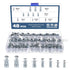 OCR 48PCS Jack Nuts Petal Nuts,M4,M5,M6,M8 Expansion Screw Petal Nut,Thins Fixings Dowels with