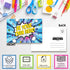 Super Student Superhero Themed Blank Postcards for Students from Teachers, 30 Total 4"x6" Fill In Notecards (5 of each