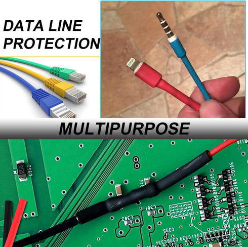 6 Pack 3/4'' Heat Shrink Tube 3:1 Adhesive-Lined Tubing, 6 Color 1.3Ft