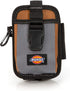 Dickies 2-Compartment Large Phone Pouch - Universal-fit Steel Clip for Tool Belt, Security Strap Over Phone