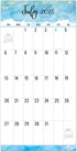 Wall Calendar 2025-2026, 18-Month Monthly Calendar, Jul. 2025 - Dec. 2026, Large Print, 12" x 24"