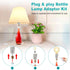 Puanticn E26 8 3 DIY Bottle Lamp Kit, Lamp Kits for Do it Yourself, Edison Screw Bottle Lamp Holder Adaptor with Ft