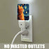 Cat Night Light, Lonely Ginger Cat Night Lights Plug into Wall Decor for Bedroom, Bathroom, Hallway, Kitchen, Dusk