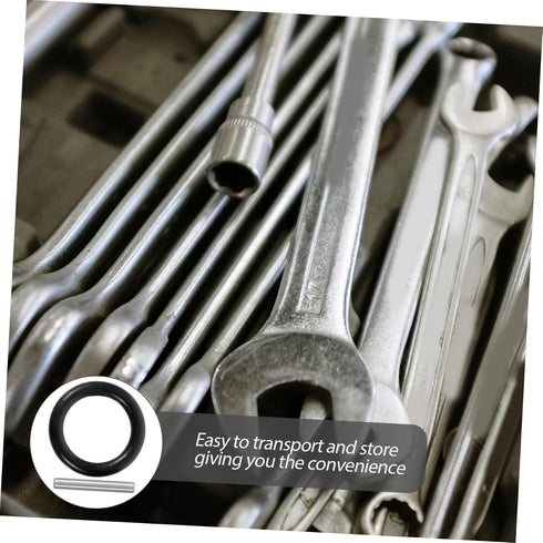 6 Sets Pin and Ring Lock Ring Wrench Drive Socket Retainer with O-ring Ring Clips Retaining Rings Electric Stainless