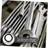 6 Sets Pin and Ring Lock Ring Wrench Drive Socket Retainer with O-ring Ring Clips Retaining Rings Electric Stainless