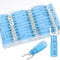 100PCS #10 Fork Connectors, 16-14 Gauge Tinned Copper Fork Terminals Waterproof Heat Shrink