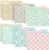 Juvale 12-Pack Pretty Pastel Decorative File Folders, Cute Classroom Supplies, Office Organization Letter Size, 1/3 Cut