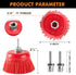 4 Inch 2 Pack, 4 Set 5/8"-11 1/4" 8500 POLIWELL Nylon Filament Brush Abrasive Bristle Cup Brush Thread, Arbor Max RPM