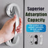 Hordion Suction Cup Door Handle, Suction Grab Bar Bathtub Shower Handle for Glass Doors Windows Kitchen Drawer Cabinet