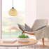 7.67 Inch UPKOCH Woven Bamboo Lamp Shade Pendant Light Cover Rustic Rattan Ceiling Lamp Shade for Home Bedroom