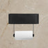 PRETYZOOM Stainless Steel Toilet Paper Holder with Tissue Box Wall-Mounted Wipe Holder for Bathroom and Kitchen, Square