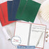GINMLYDA 6 Pack Small Spiral Notebook A5, 8.25x5.5”, 120 Lined Pages Wide Ruled Bulk Blank Kraft Cover Journal