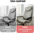 Office Chair Armrest Covers, Zipper Slipcover, Removable Stretch Chair Armrest Covers, Protectors for Office Chair