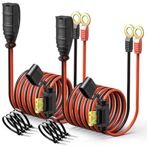 Mellbree 2 Pack M10 30inch Wires Harness, Compatible with NOCO GC008 X-Connect, Genius Smart Battery Chargers