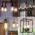 ANWIO Dimmable Vintage LED Edison Bulbs, 5W, Equivalent 60W, 500lm, Warm White Light 2700K, 80+ CRI, ST21 Antique LED Filament Bulbs, E26 Medium Base, Clear Glass, 6PCS by ANWIO
