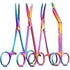 BBTO Hemostat Curved and Straight Hemostat Forceps Piercing Pliers Forceps, Stainless Steel