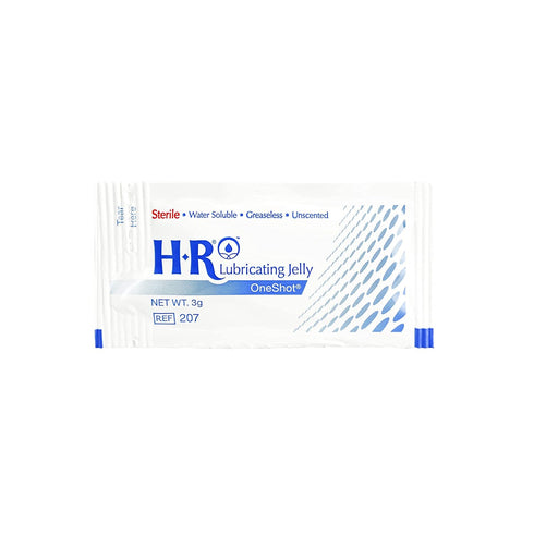 HR Pharma Packets 144 3g Packets Sterile Bacteriostatic Lubricating Jelly Oneshot for Catheter Insertion, Anti-Chafing