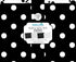 Set of 12 Barker Creek Black & White Dot File Folders, Letter Size, 14pt Stock, 1/3 Cut Tabs for Home, School, Office