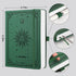 EMSHOI Blank Notebook Journal - 320 Pages, 100gsm Thick Paper, A5 Hardcover Leather, Art Sketchbook for Drawing, Unlined, Plain Sketch Book for Women Men Work Writing, 5.75 X 8.38, Dark Green by EMSHOI