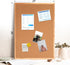 WALGLASS Cork Board 36" x 24" Wooden Frame Bulletin Board, Pin Cork Board for Home Office Decoration, 10 Pins
