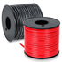 Mziklr 14 Gauge Electrical Wire, Red/Black Each 150FT, Flexible Low Voltage PVC Copper