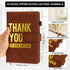 Yexiya 10 Pcs A5 Leather Notebooks, Inspirational Thank You Gifts for Employees and Teachers