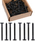 Ckhoid 120Pcs 3 Inch Vinyl Shutter Fastener, Window Panel Peg Lok, Pin Pegs, Screws, Plastic Shutter Spikes Anchor