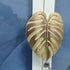 PIAOLGYI Monstera Glass Door Cabinet Handles, Leaf Knobs for IKEA Milsbo Greenhouse Cabinet Accessory